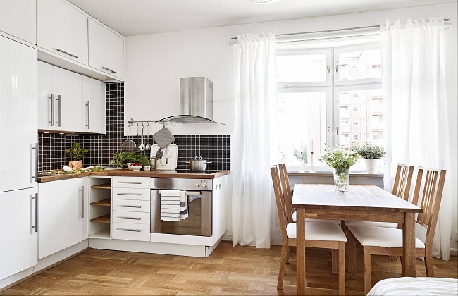 shaped kitchen cabinets