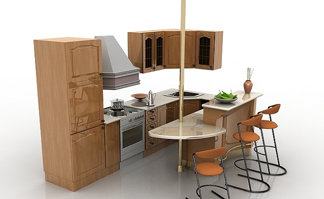 Tủ bếp mini cho chung cư