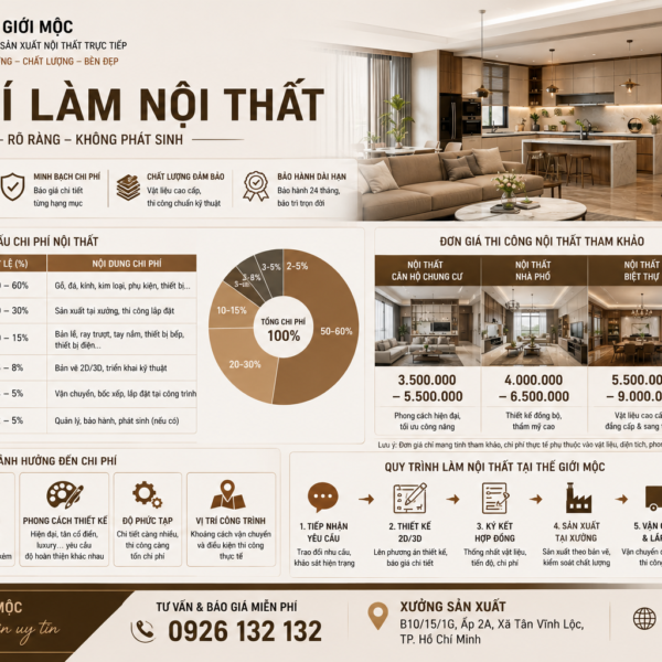 Chi phí làm nội thất