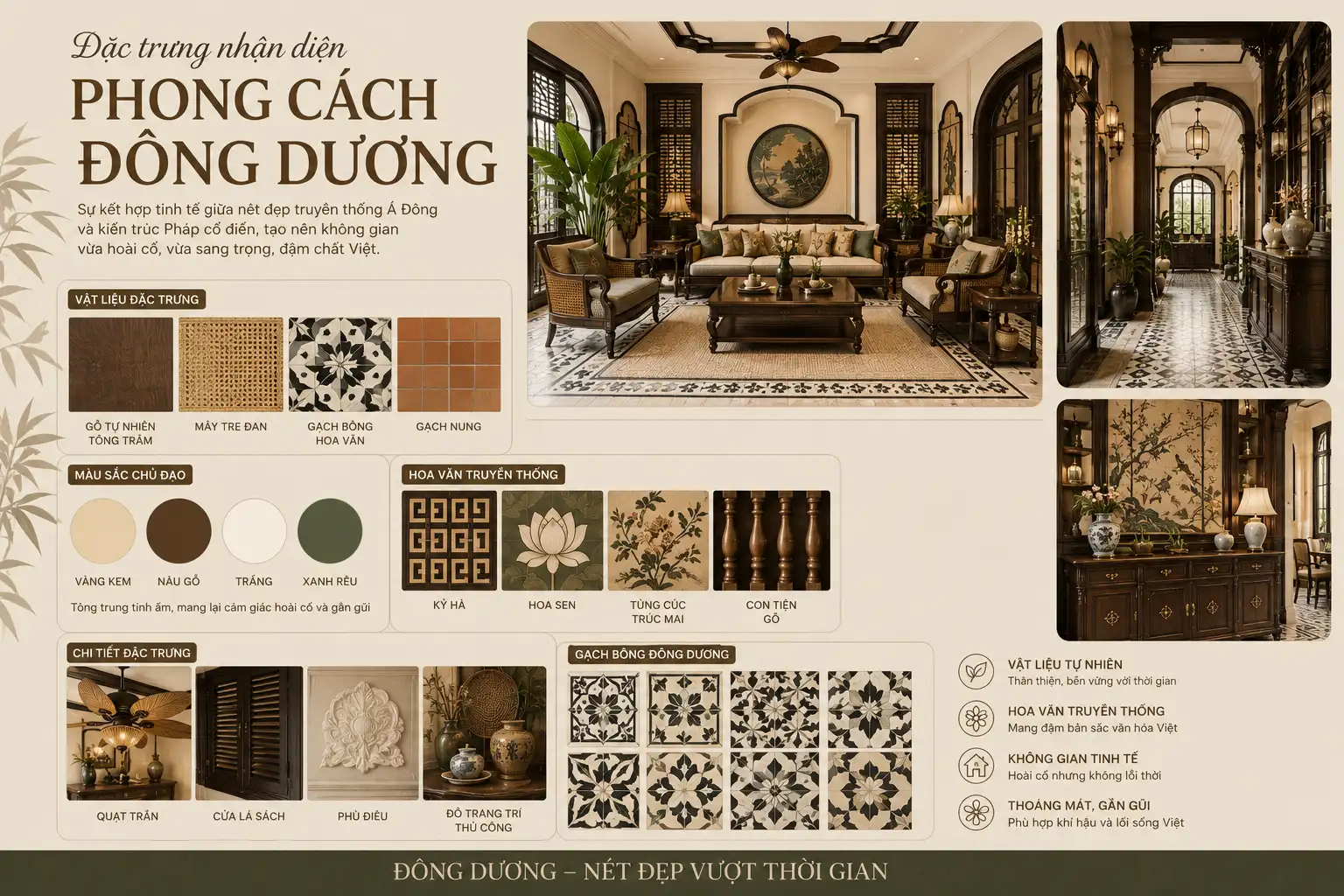 Dac trung nhan dien phong cach indochine