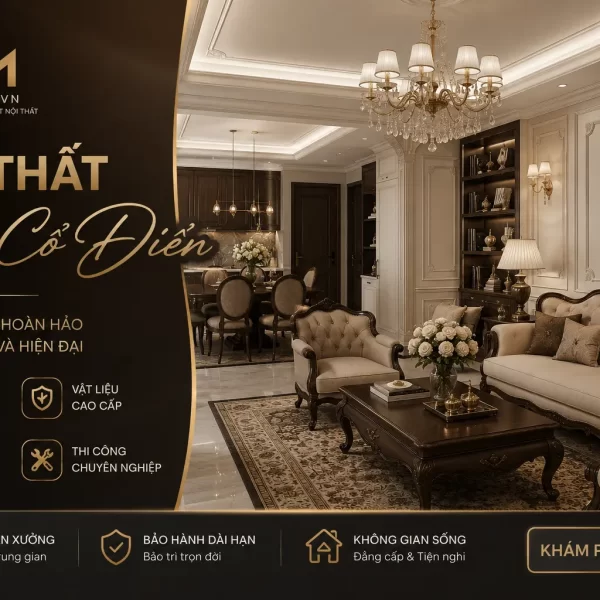 Nội thất tân cổ điển là gì? Đặc trưng và Ứng dụng, sang trọng