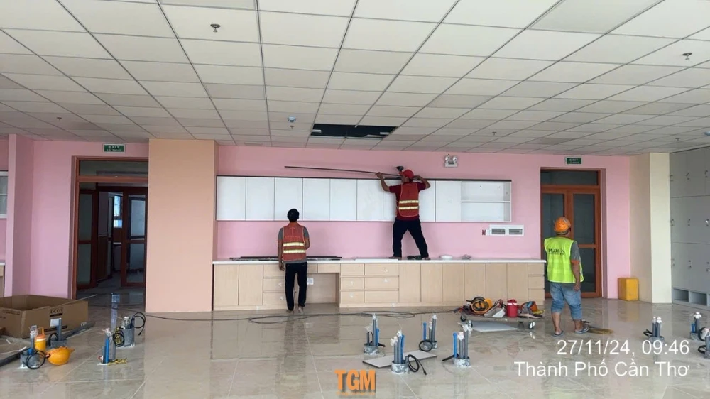 Thi công lắp đặt nội thất trường Đại Học Nam Cần Thơ