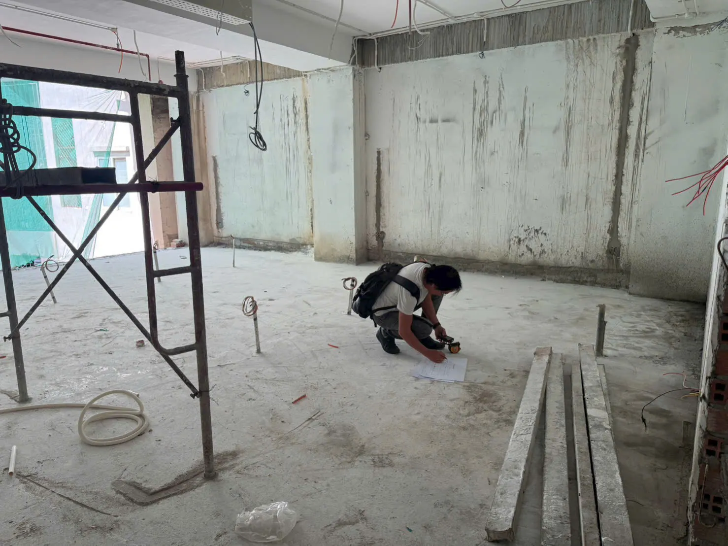 theo dõi tiến độ công trình thi công từng hạng mục