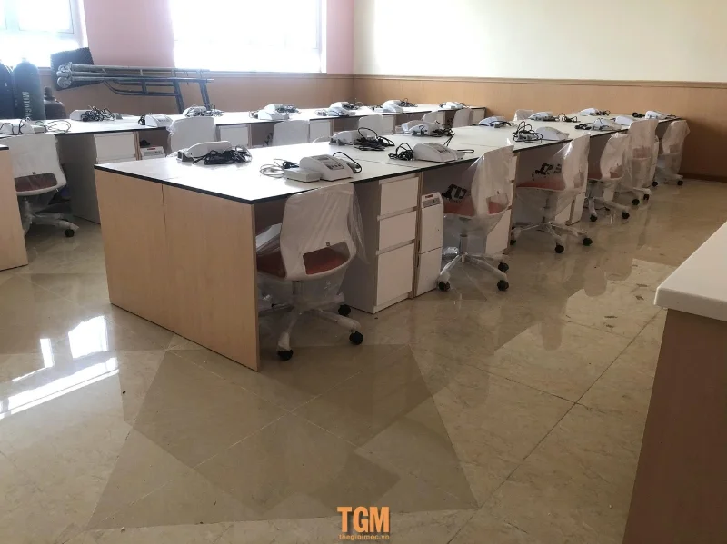 Thi công lắp đặt nội thất trường Đại Học Nam Cần Thơ