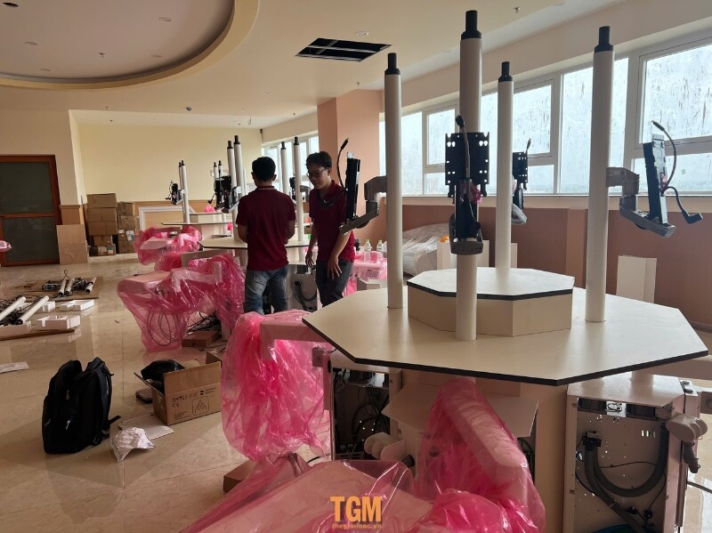 Thi công lắp đặt nội thất trường Đại Học Nam Cần Thơ