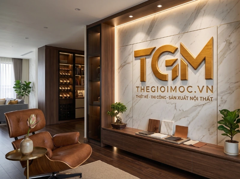 Thiết kế thi công nội thất hiện đại tại Thế Giới Mộc