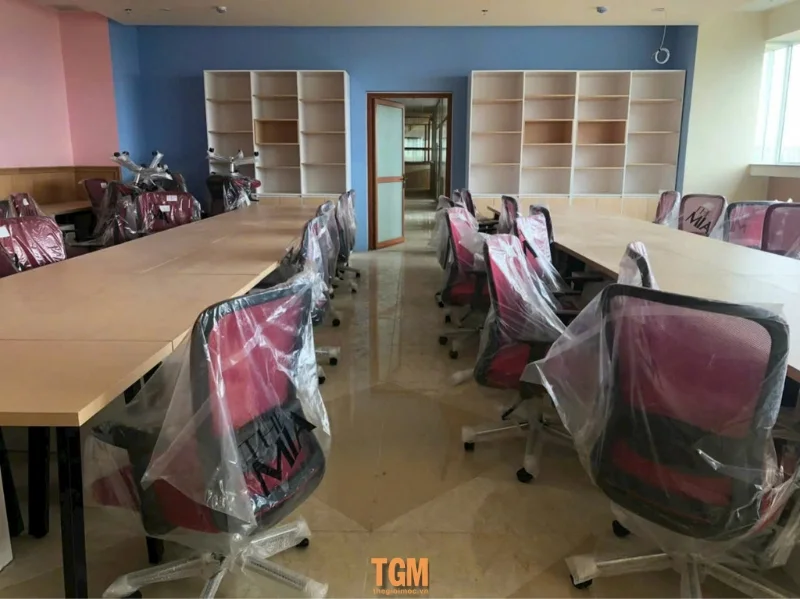 Thi công lắp đặt nội thất trường Đại Học Nam Cần Thơ