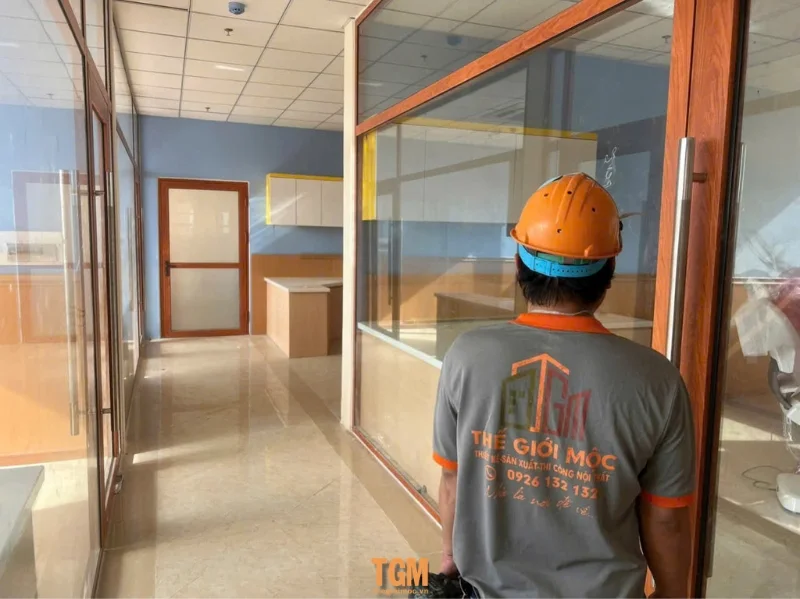 Thi công lắp đặt nội thất trường Đại Học Nam Cần Thơ