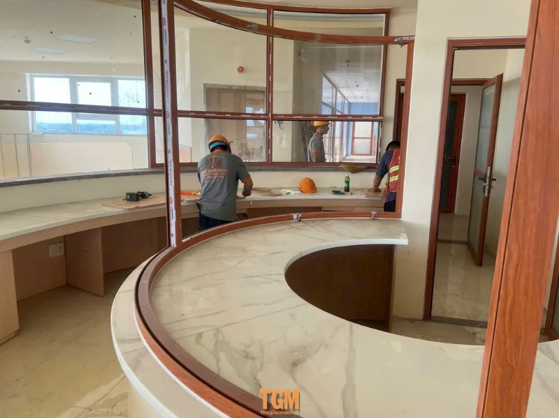 Thi công lắp đặt nội thất trường Đại Học Nam Cần Thơ