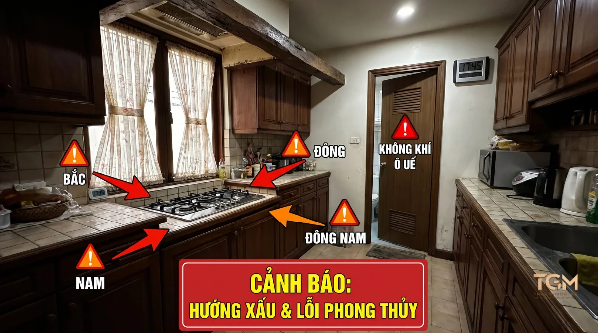 Huong bep ky cho tuoi Binh Ngo va cac loi phong thuy thuong gap