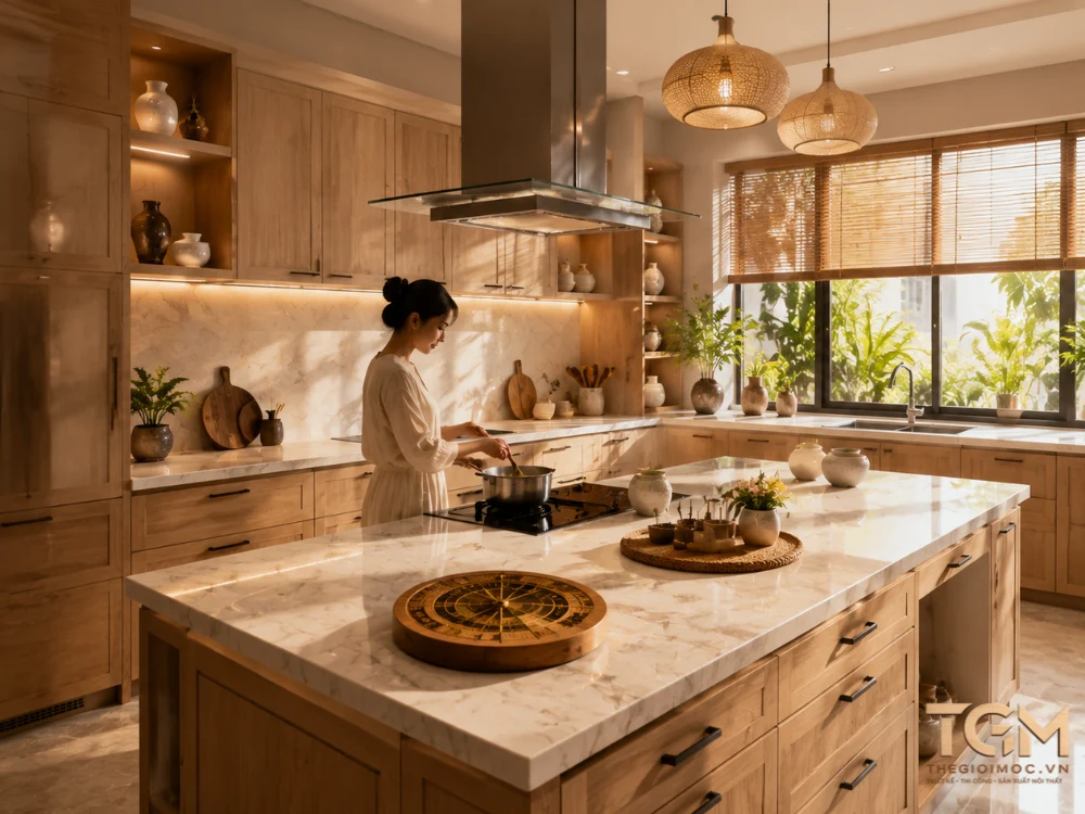 Hướng bếp tốt cho nữ tuổi Canh Thân cung Tốn Đông Tứ Mệnh