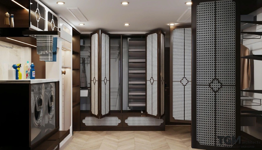 Nội thất nhà phố trọn gói chị Mỹ, phong cách indochine - hình ảnh 21