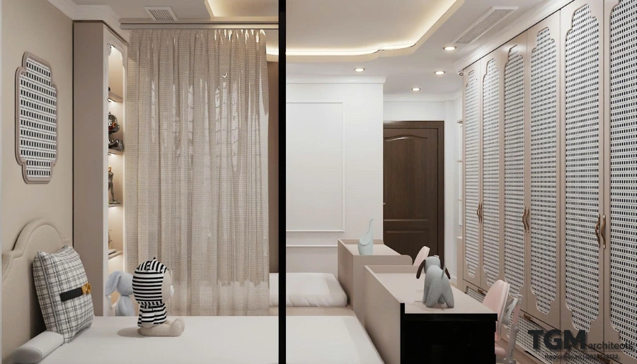 Nội thất nhà phố trọn gói chị Mỹ, phong cách indochine - hình ảnh 16