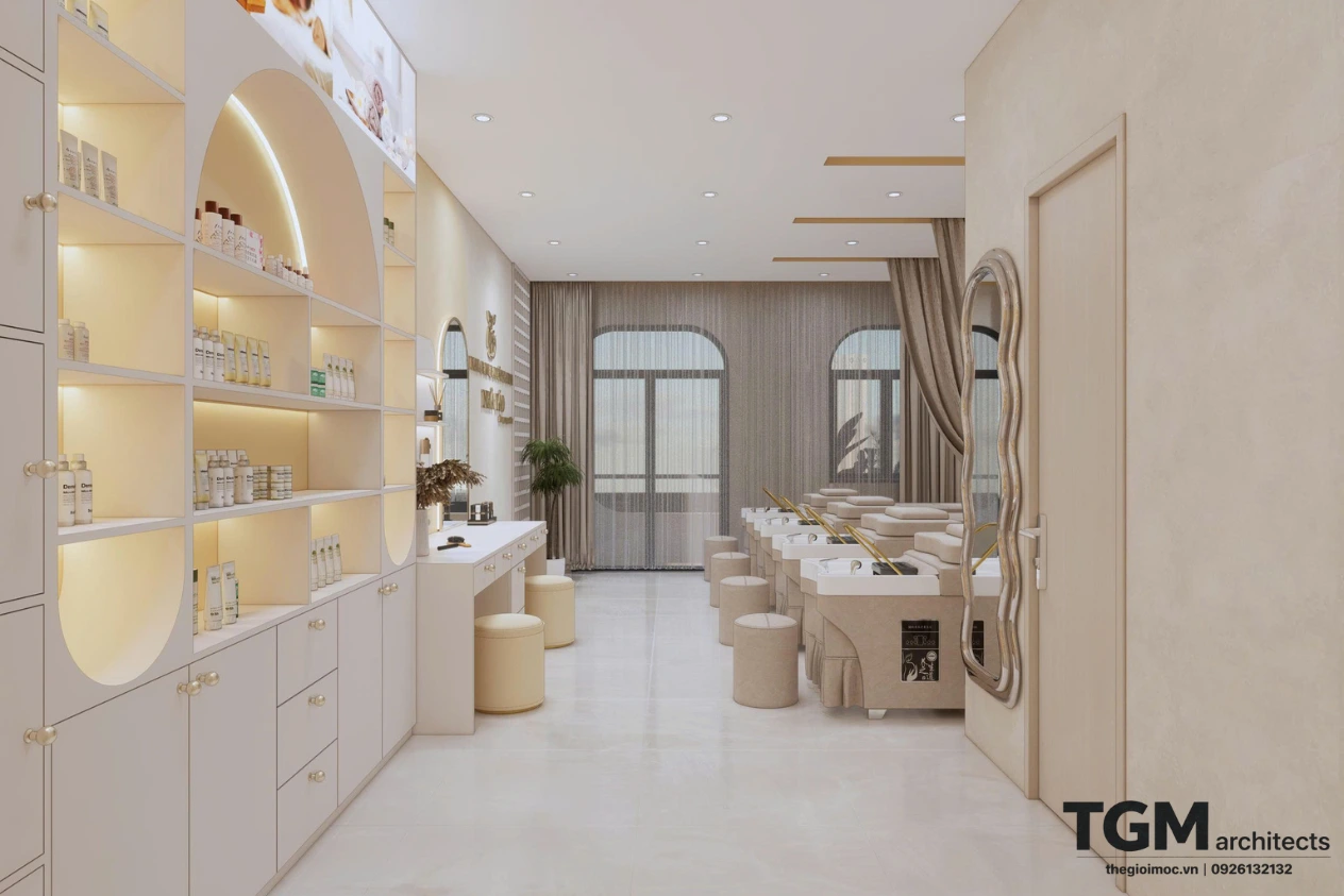 Thiết kế nội thất spa Vinhomes sang trọng - hình ảnh 10