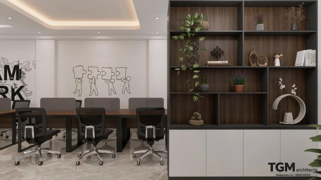 Thiết kế nội thất văn phòng quận 2 140m2 - hình ảnh 8
