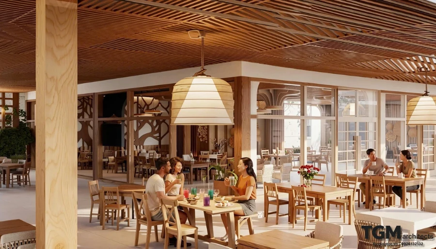 Thiết kế nội thất nhà hàng tại Nha Trang - hình ảnh 9