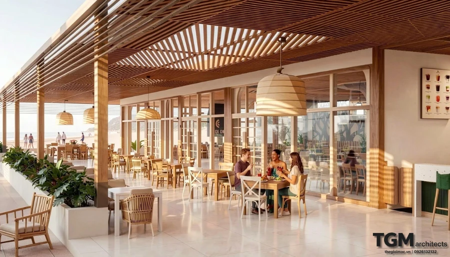 Thiết kế nội thất nhà hàng tại Nha Trang - hình ảnh 10