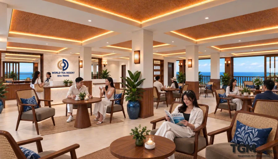 Thiết kế nội thất nhà hàng tại Nha Trang - hình ảnh 1