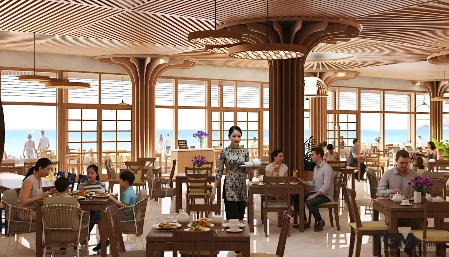 Thiết kế nội thất nhà hàng tại Nha Trang - hình ảnh 15
