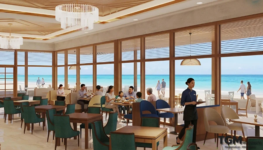 Thiết kế nội thất nhà hàng tại Nha Trang - hình ảnh 6