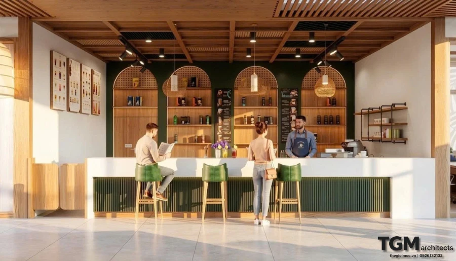 Thiết kế nội thất nhà hàng tại Nha Trang - hình ảnh 13