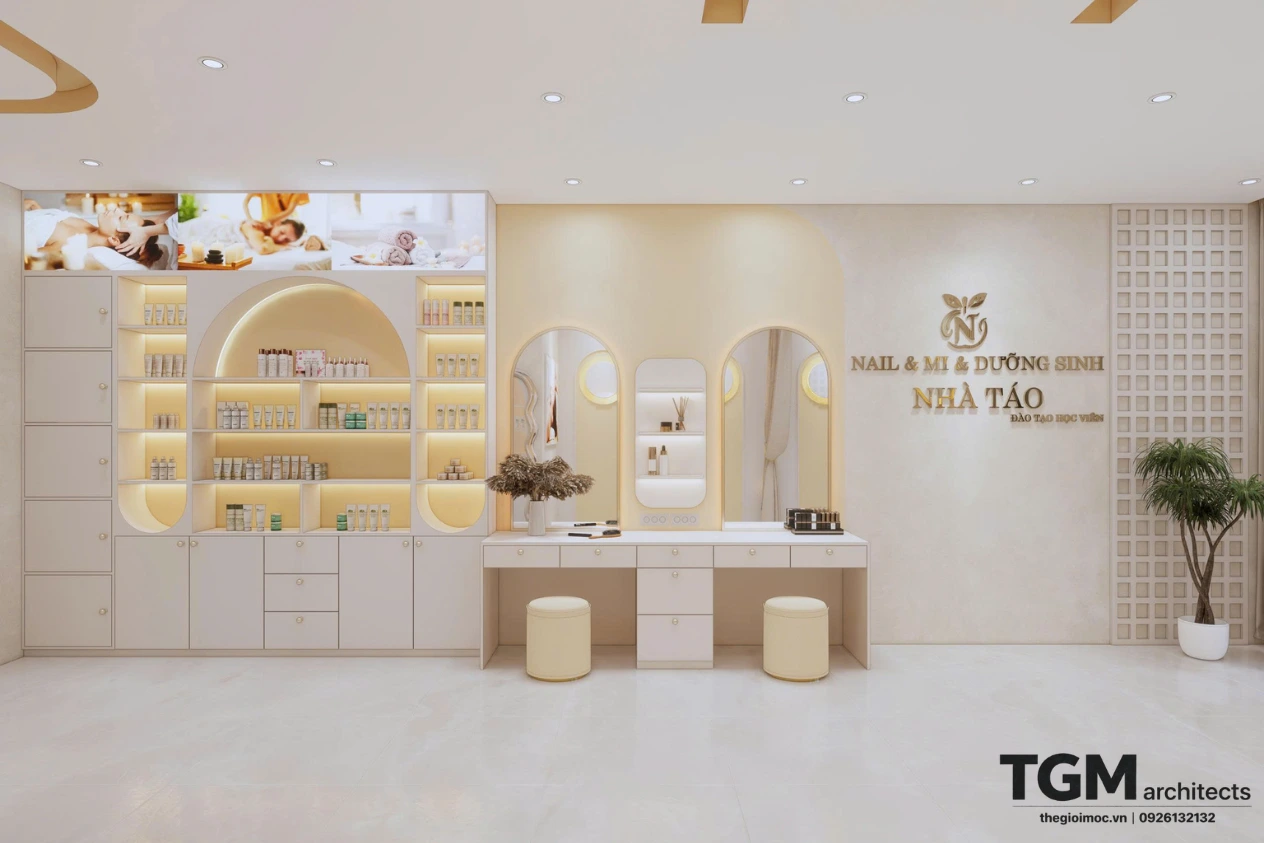 Thiết kế nội thất spa Vinhomes sang trọng - hình ảnh 9