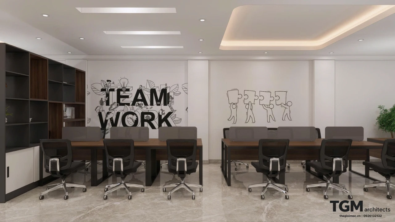 Thiết kế nội thất văn phòng quận 2 140m2 - hình ảnh 9