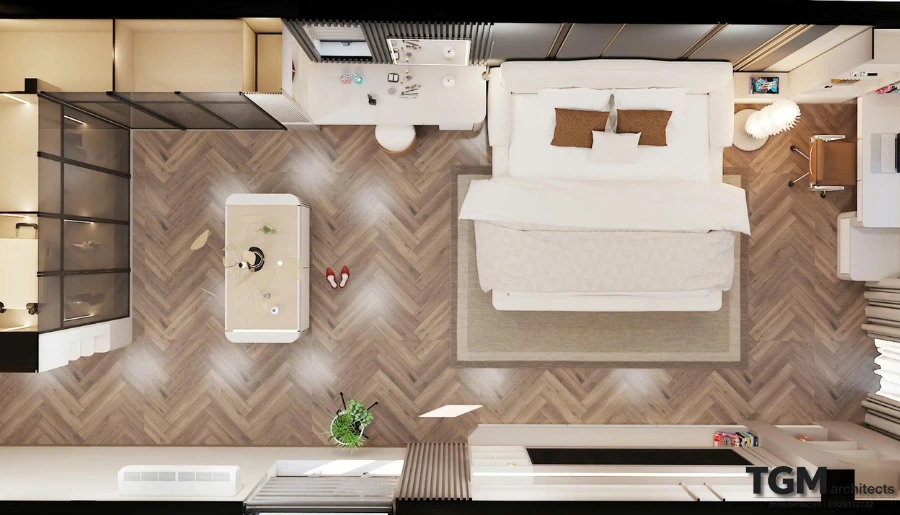 Thiết Kế Trọn Gói Dự Án Nhà Anh Vũ Bình Phước - hình ảnh 30