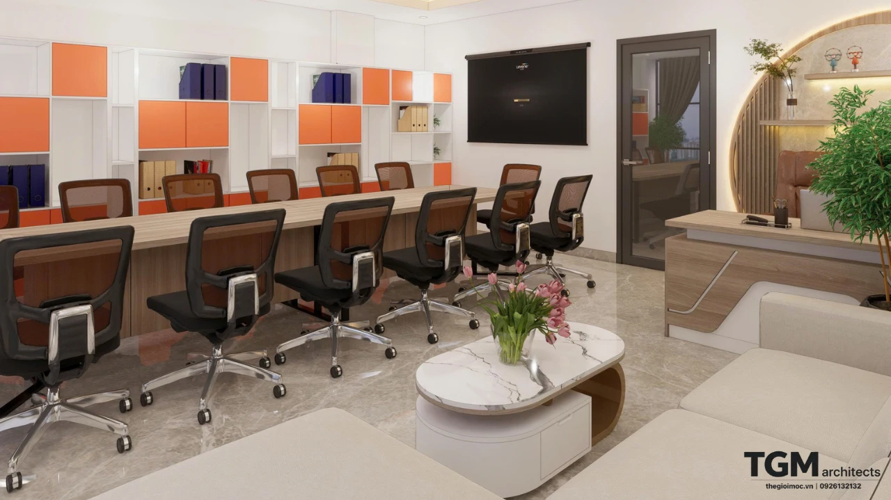Thiết kế nội thất văn phòng quận 2 140m2 - hình ảnh 15