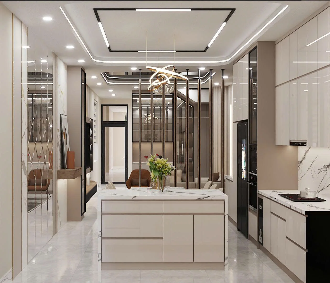 Thiết Kế Trọn Gói Dự Án Nhà Anh Vũ Bình Phước - hình ảnh 12