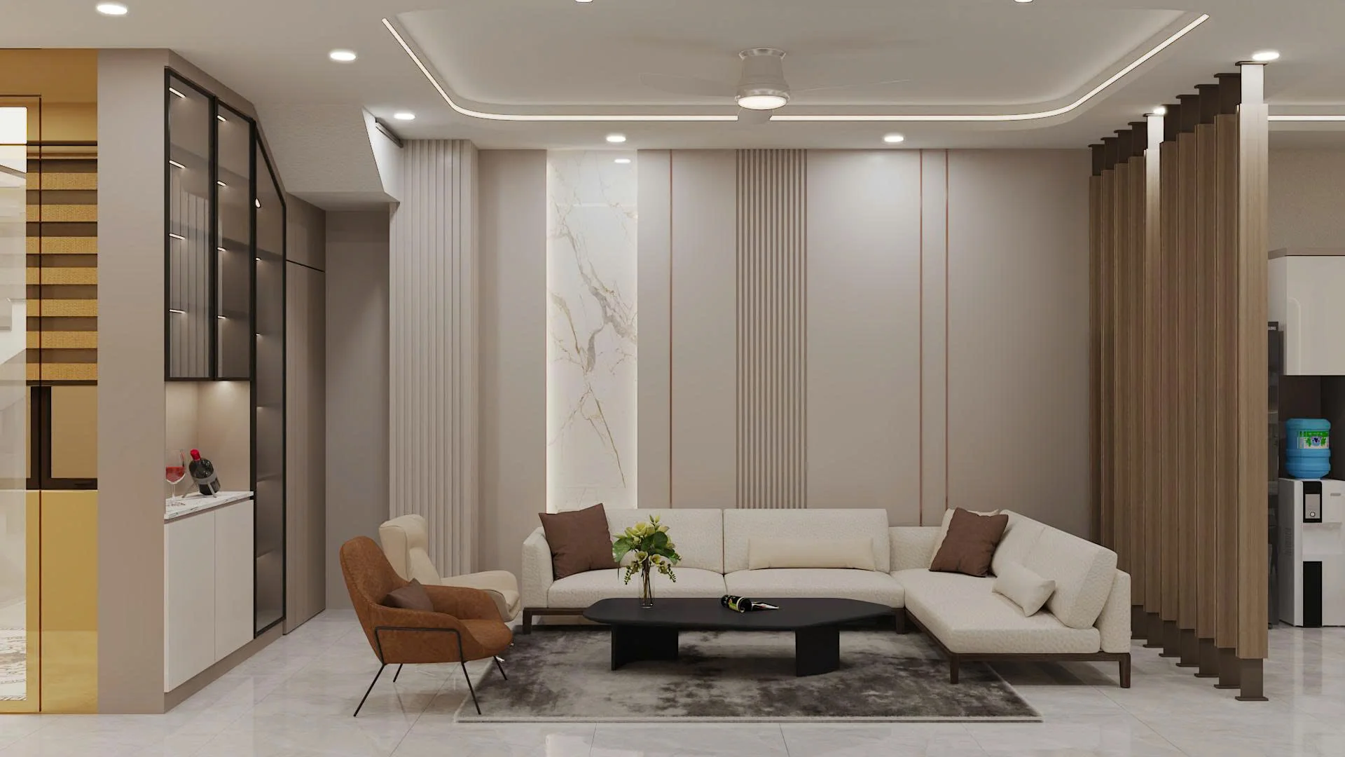 Thiết Kế Trọn Gói Dự Án Nhà Anh Vũ Bình Phước - hình ảnh 1