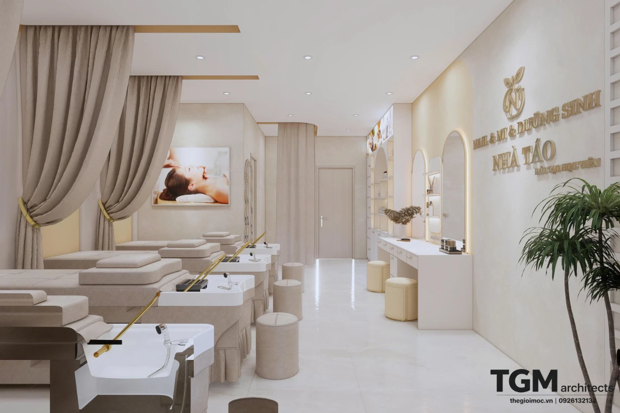 Thiết kế nội thất spa Vinhomes sang trọng - hình ảnh 6