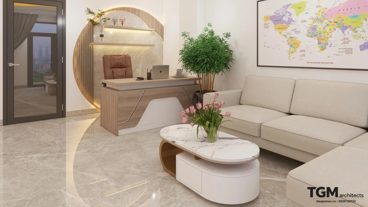 Thiết kế nội thất văn phòng quận 2 140m2 - hình ảnh 13