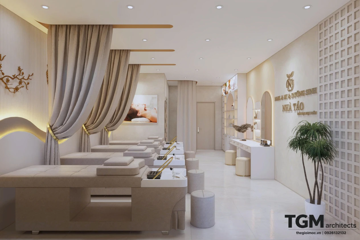 Thiết kế nội thất spa Vinhomes sang trọng - hình ảnh 5