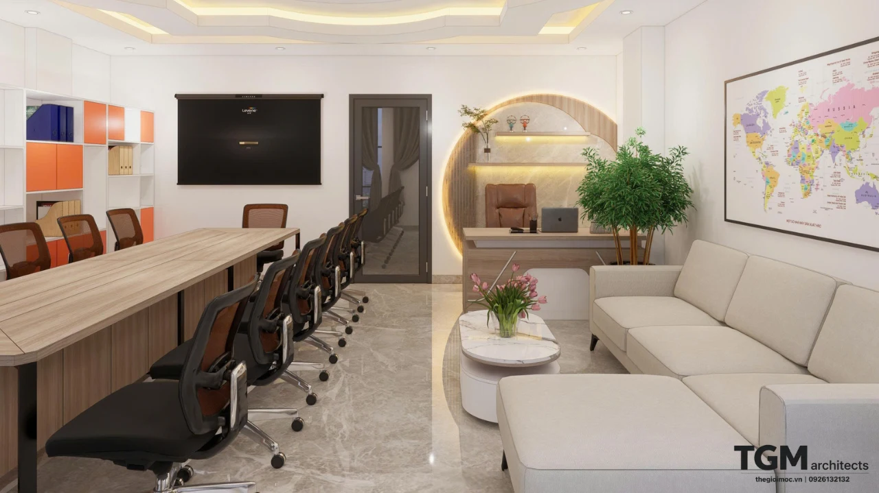 Thiết kế nội thất văn phòng quận 2 140m2 - hình ảnh 14