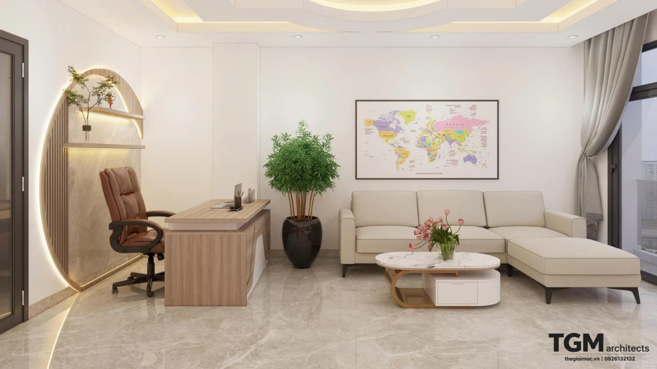 Thiết kế nội thất văn phòng quận 2 140m2 - hình ảnh 12