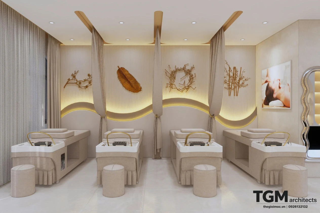 Thiết kế nội thất spa Vinhomes sang trọng - hình ảnh 3