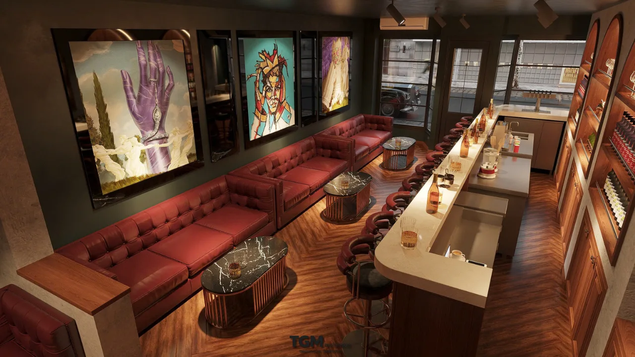 Thiết kế nội thất BAKOLAN – Whisky & Cigar - hình ảnh 3