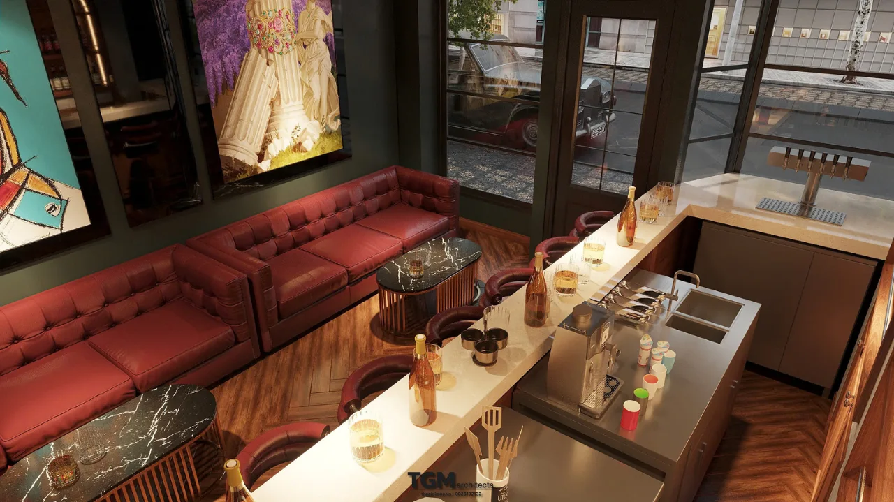 Thiết kế nội thất BAKOLAN – Whisky & Cigar - hình ảnh 6