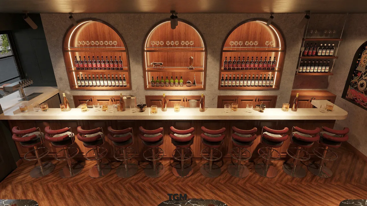 Thiết kế nội thất BAKOLAN – Whisky & Cigar - hình ảnh 5