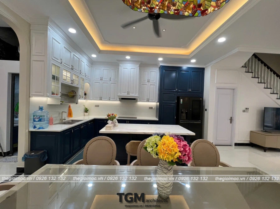 Thi công nội thất nhà phố Cần Thơ chị Oanh - hình ảnh 2