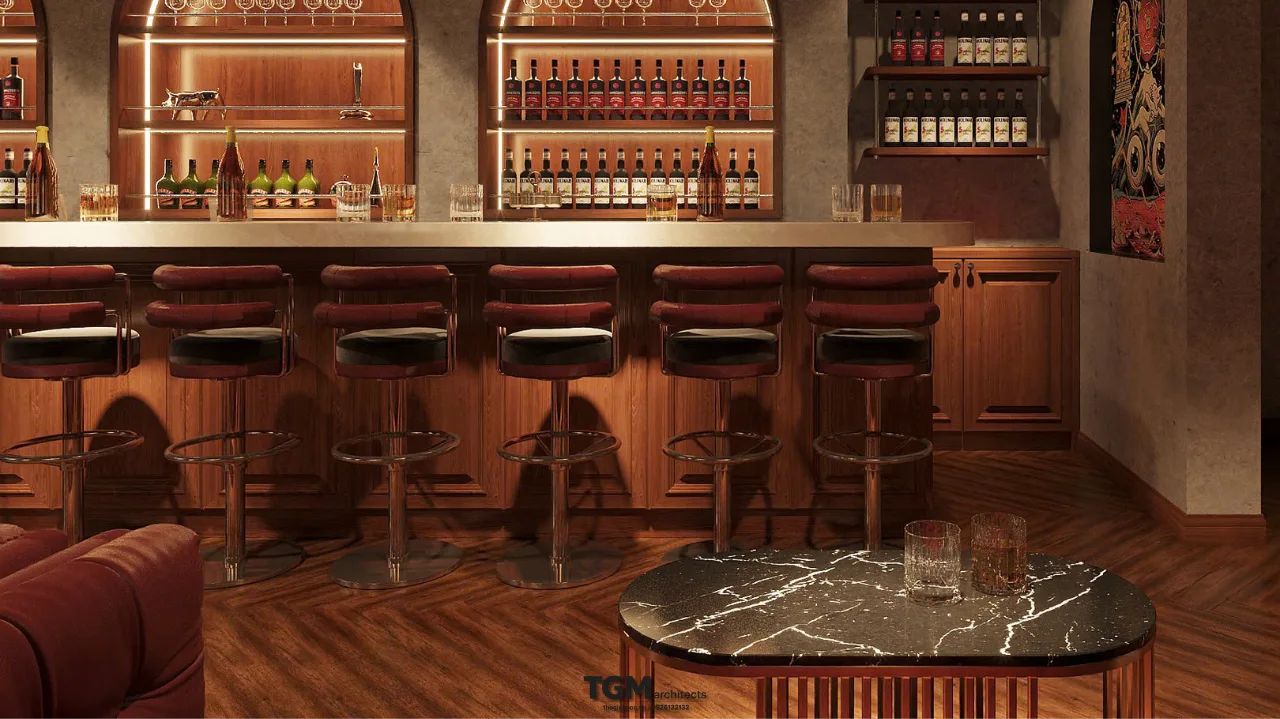 Thiết kế nội thất BAKOLAN – Whisky & Cigar - hình ảnh 4