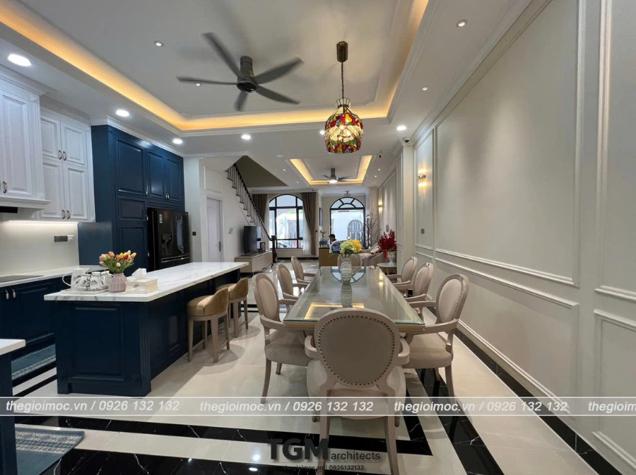 Thi công nội thất nhà phố Cần Thơ chị Oanh - hình ảnh 1