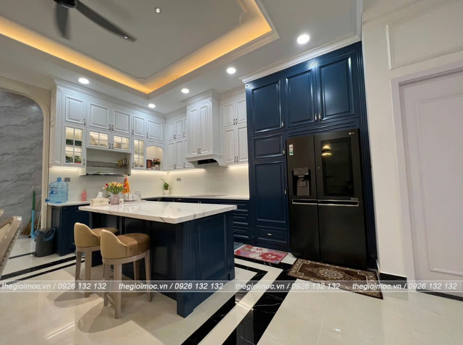 Thi công nội thất nhà phố Cần Thơ chị Oanh - hình ảnh 11