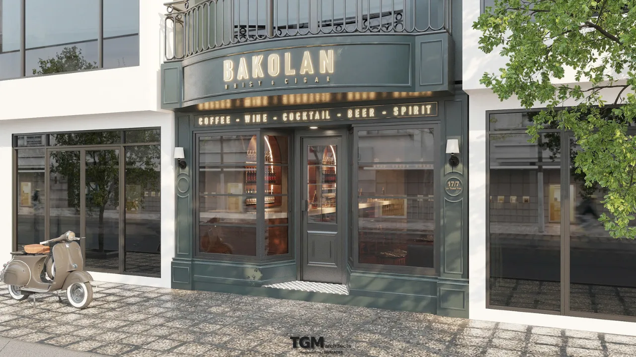 Thiết kế nội thất BAKOLAN – Whisky & Cigar - hình ảnh 1