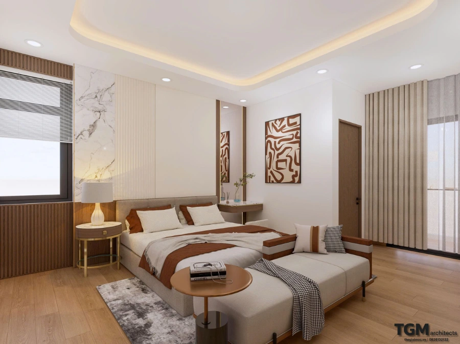 Thiết kế nội thất biệt thự Bình Tân, anh Chiến 612m2 - hình ảnh 21