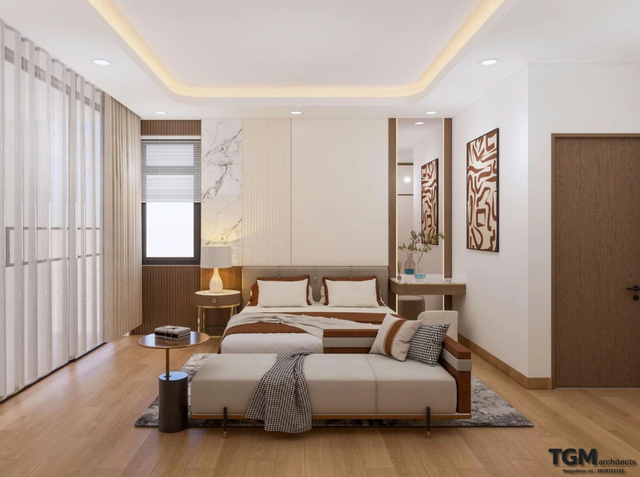Thiết kế nội thất biệt thự Bình Tân, anh Chiến 612m2 - hình ảnh 19