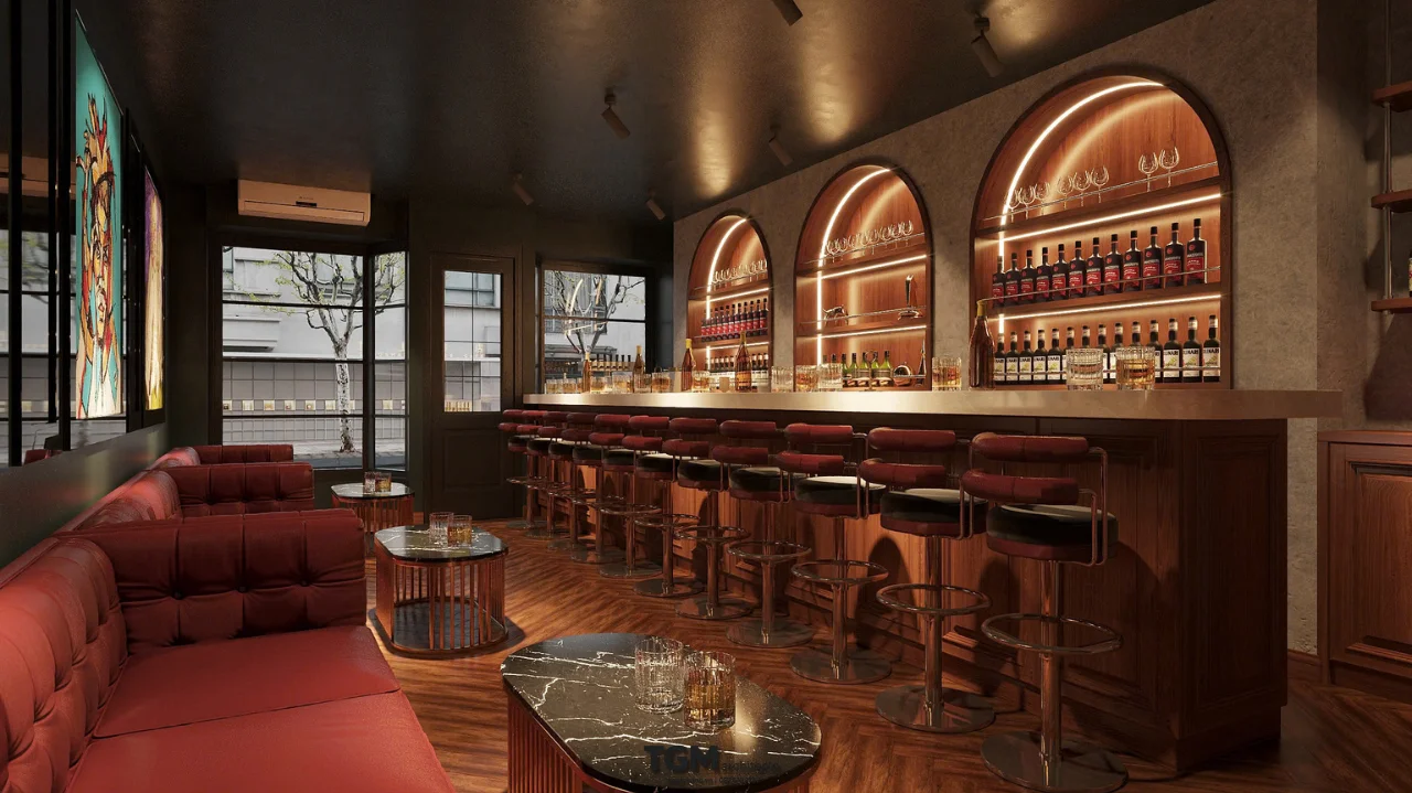 Thiết kế nội thất BAKOLAN – Whisky & Cigar - hình ảnh 8
