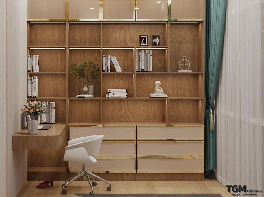 Thiết kế nội thất biệt thự Bình Tân, anh Chiến 612m2 - hình ảnh 14
